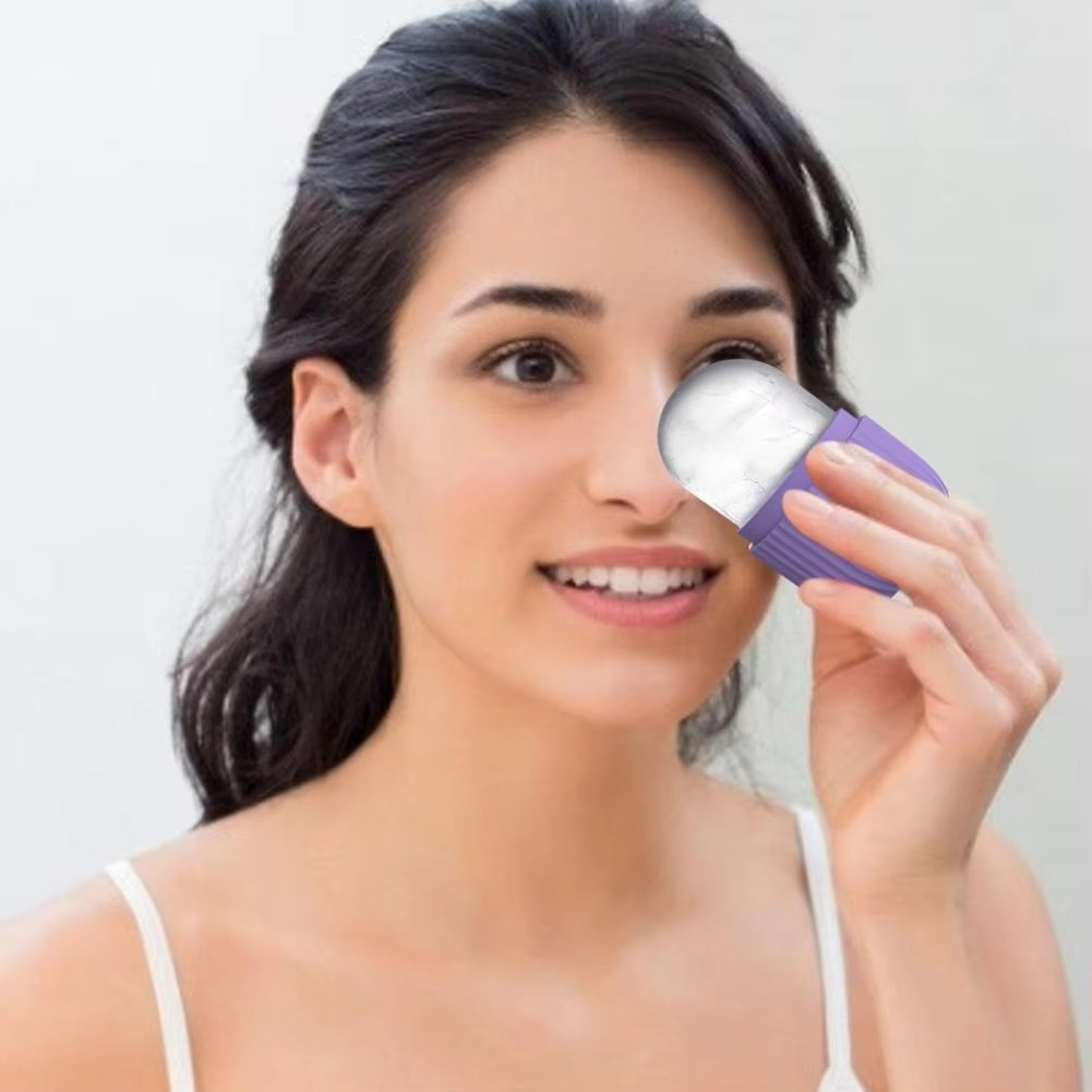 Silicone Ice Roller with Box – Facial Cooling Tool for Daily Skincare