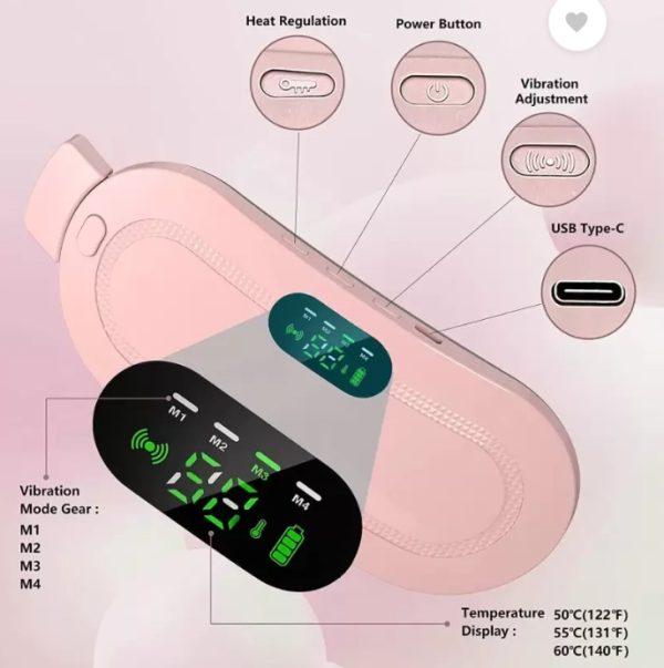 Menstrual Heating Pad Belt for Women | Portable Heated Cramp Relief Belt