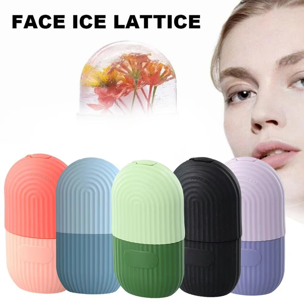 Silicone Ice Roller with Box – Facial Cooling Tool for Daily Skincare